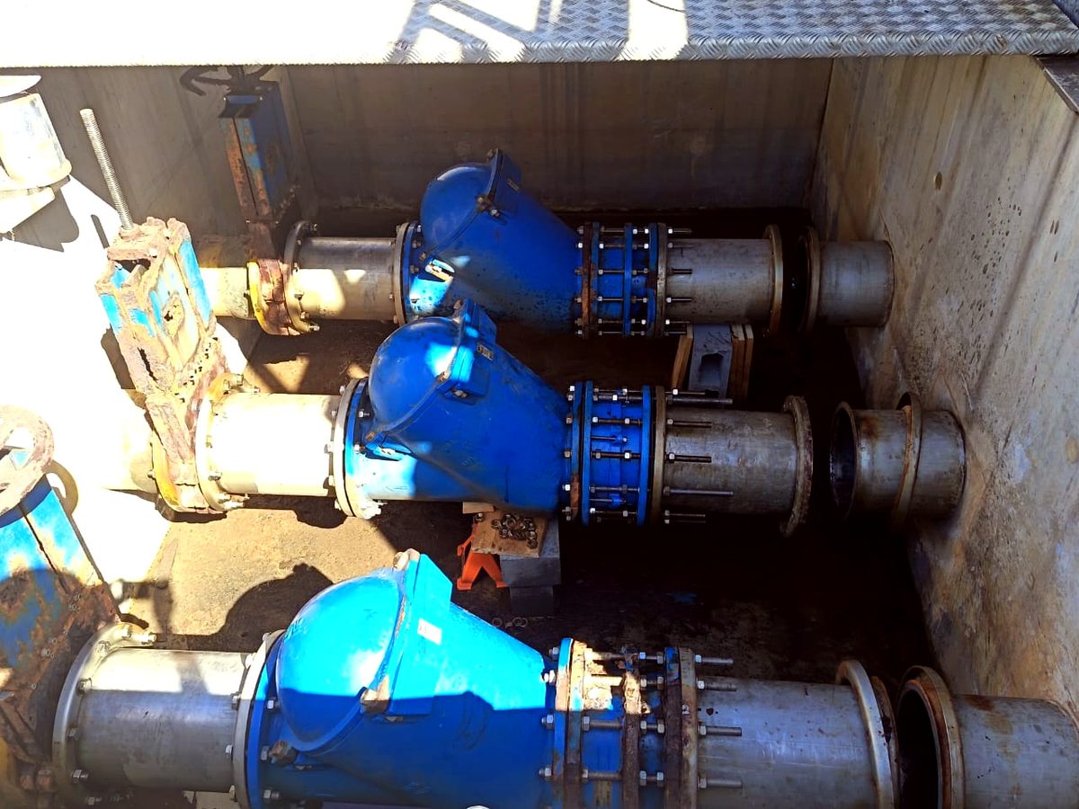 Vannes et clapets installés par JP Technic sur un réseau d'eau